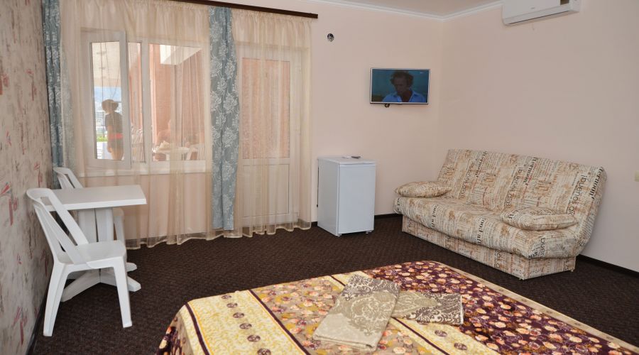 Семейный 4-местный 1-комнатный