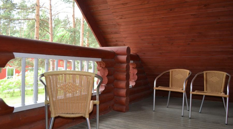 Коттедж 6-местный 7х9 c 2-мя спальнями и сауной