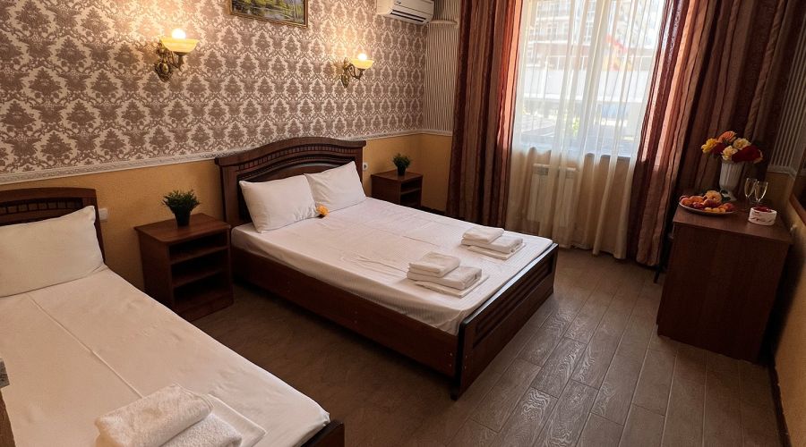 Стандарт 3-м. с видом на бассейн