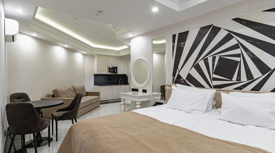 Студия 2-местный 1-комнатный с видом на море