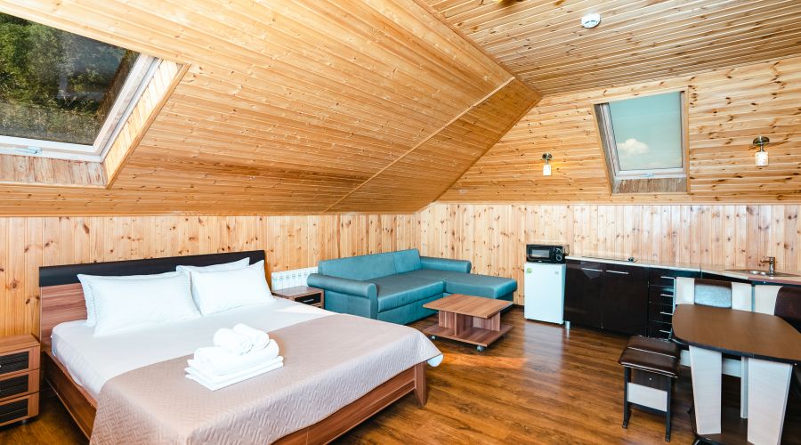 Стандарт 4-местная Студия с кухней (мансарда)