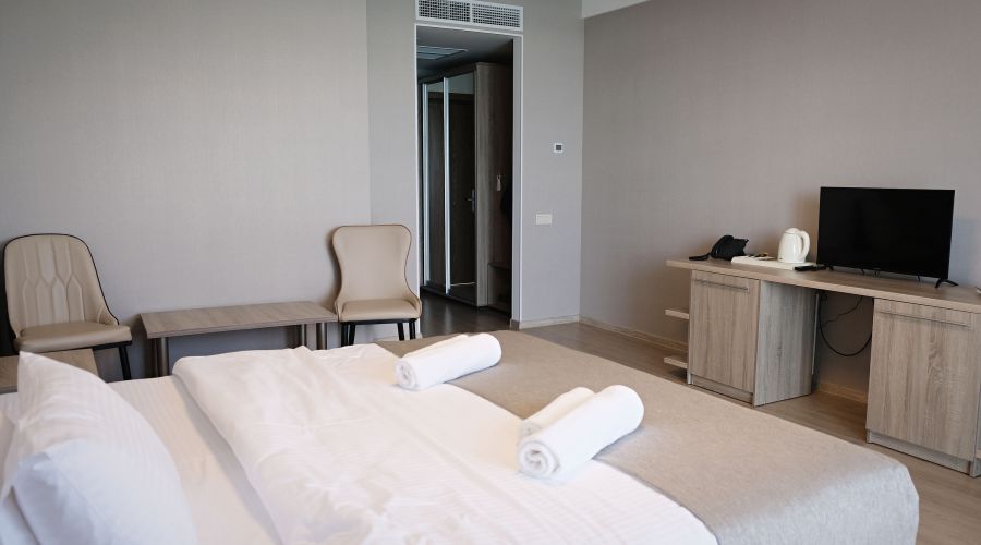 Стандарт TWIN 2-местный 1-комнатный (вид на море)