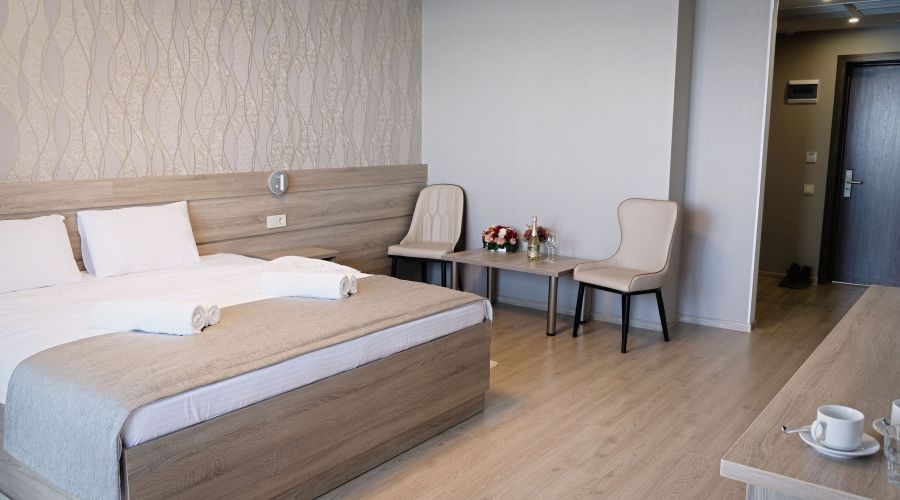 Стандарт TWIN 2-местный 1-комнатный (вид на море)