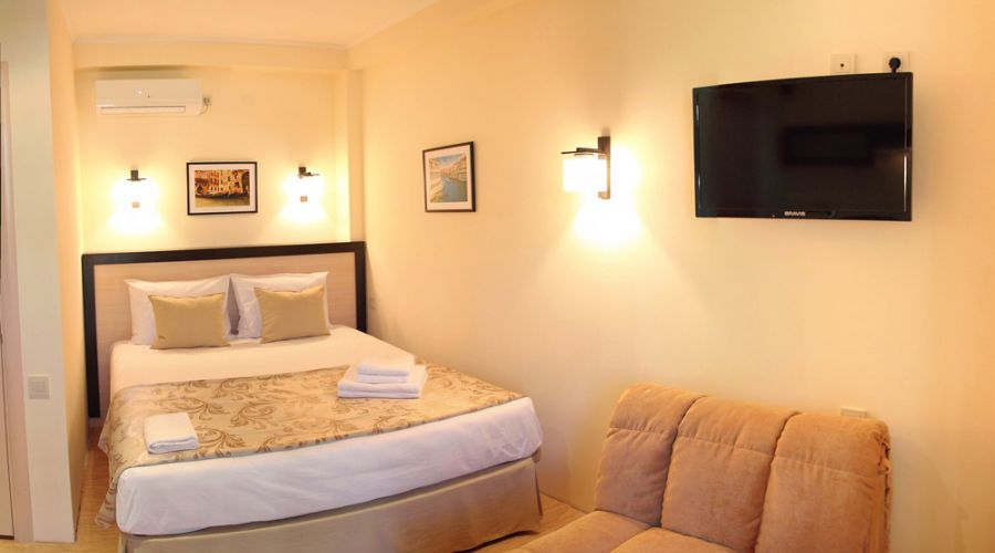 Студия 2-местный 1-комнатный с террасой