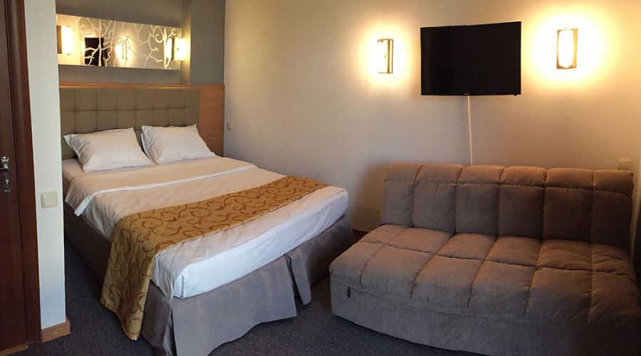 Стандартный 2-местный с одной кроватью и диваном-кроватью