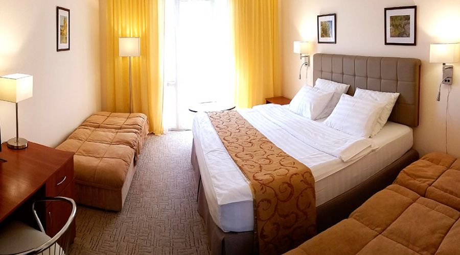 Семейный 2-местный с видом на сад (1 этаж)