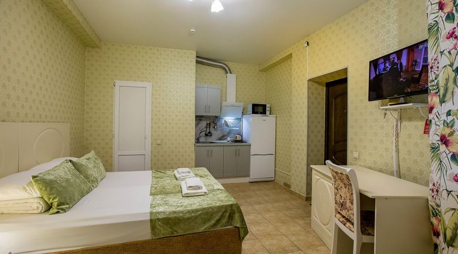 Апартаменты 4-местные с кухней 1 комнатные