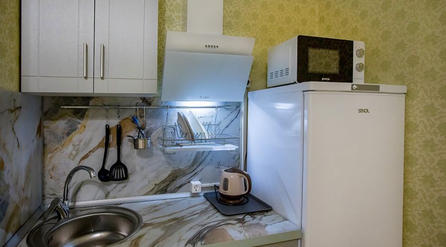 Апартаменты 4-местные с кухней 1 комнатные