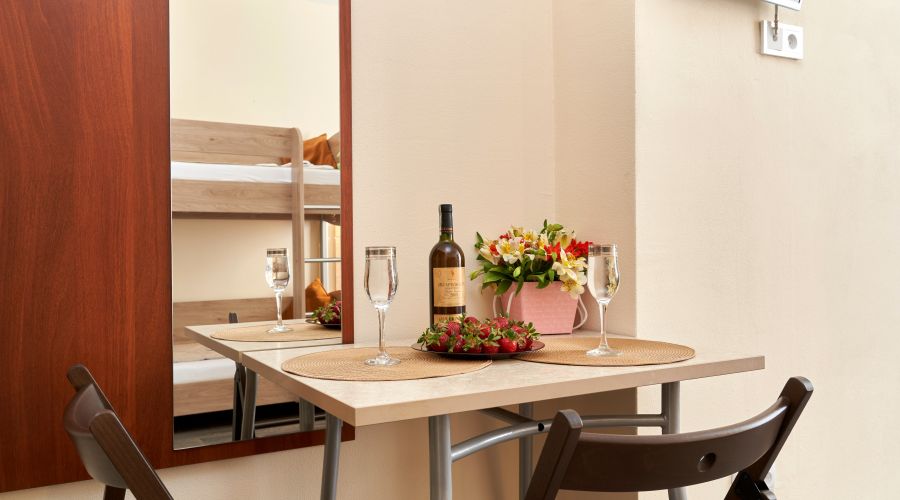 Семейный 4-местный 1-комнатный