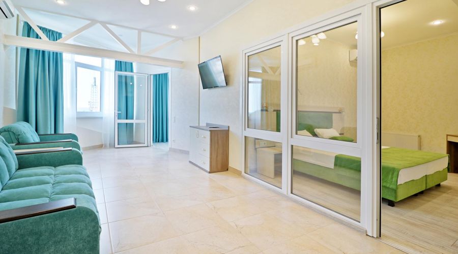 Апартаменты 4 5-местные 2-комнатные