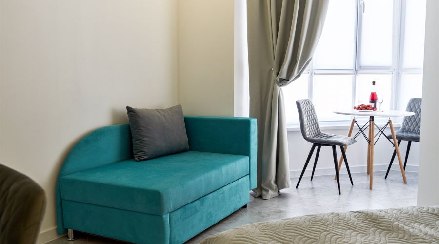 Апартаменты Standard Плюс 2-местный 1-комнатный (вид на бассейн)