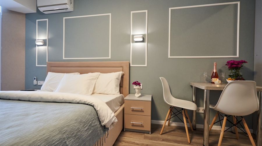 Апартаменты Standard Плюс 2-местный 1-комнатный (вид на море и внутренний двор)