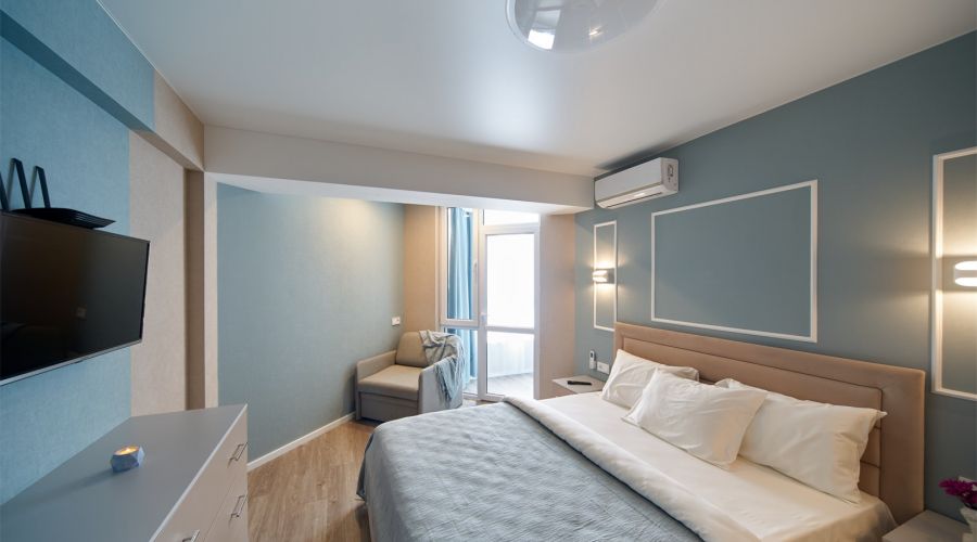 Апартаменты Standard Плюс 2-местный 1-комнатный (вид на море и внутренний двор)