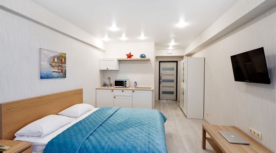 Апартаменты Standard 2-местный 1-комнатный (вид на бассейн)