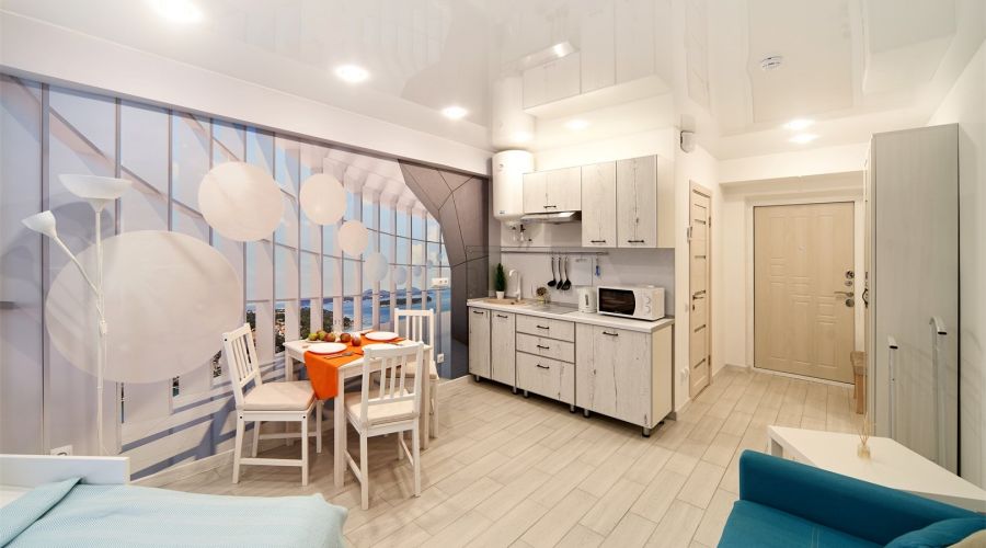 Апартаменты Standard 2-местный 1-комнатный (вид на бассейн)