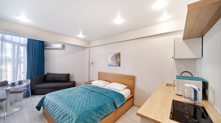 Апартаменты Standard 2-местный 1-комнатный (вид на бассейн)