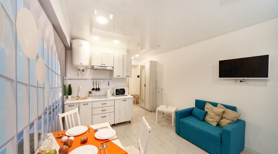 Апартаменты Standard 2-местный 1-комнатный (вид на бассейн)