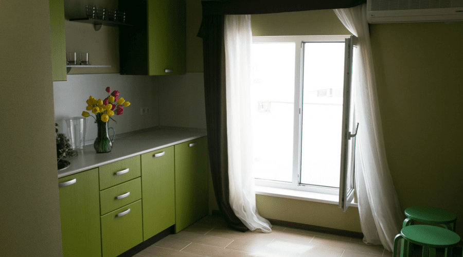 Студия 2-местная с мини кухней