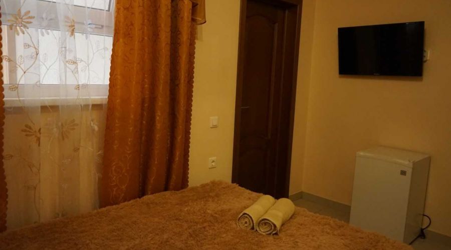 Стандарт 2-местный с 1 кров и ванной комнатой (окно в коридор)