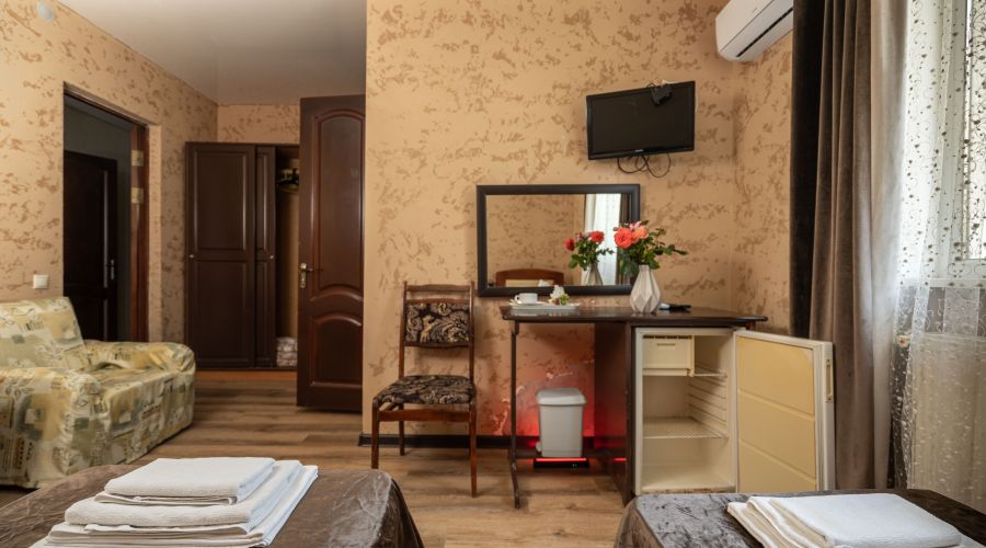 Номер 3-местный с 3 -мя односпальными кроватями