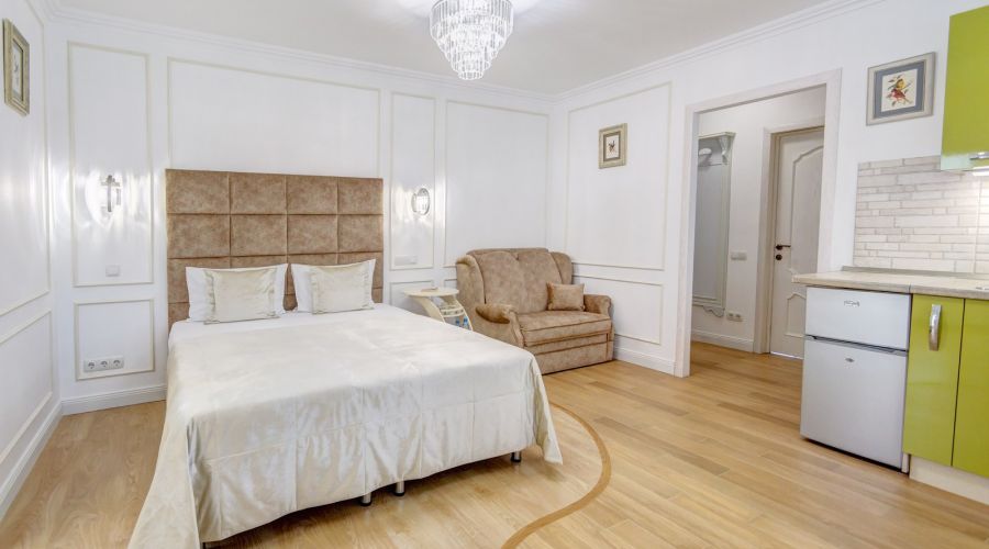 Студия 3-местный 1-комнатный с кухней