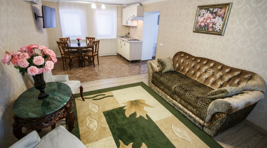 Семейный 4-местный 2-комнатный с кухней