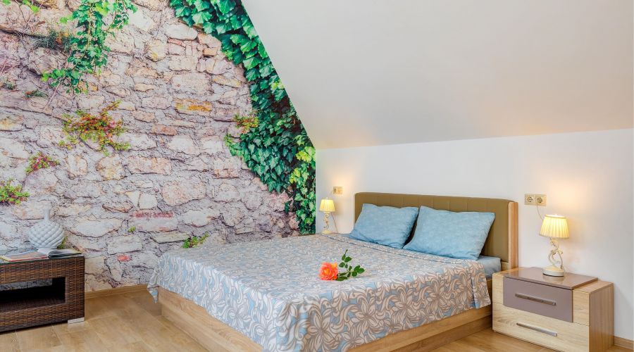 Студия 4-местный с видом на сад