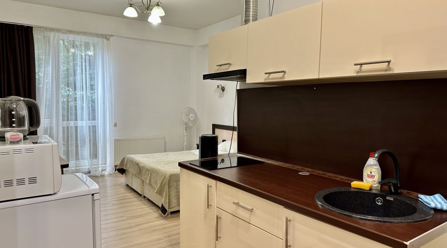 Студия 2-местная бюджетная с балконом