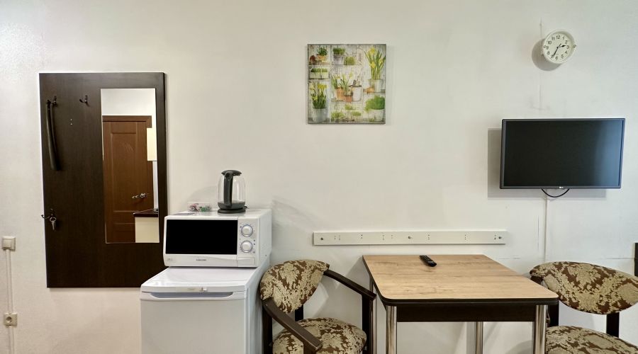 Студия 2-местная бюджетная с балконом