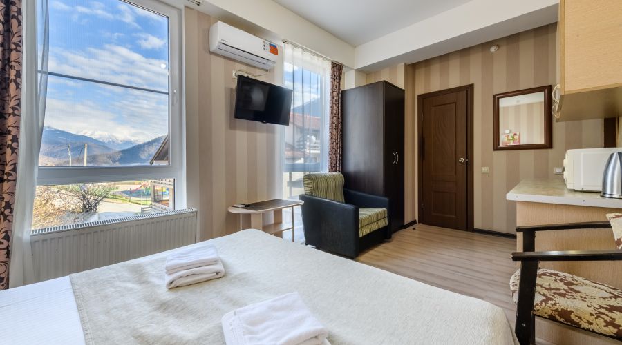 Студия Студия с видом на горы