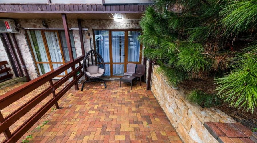 Студия Студия, выход на террасу