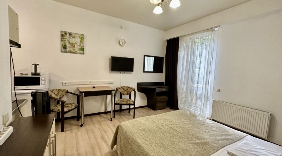 Студия 2-местная бюджетная с балконом