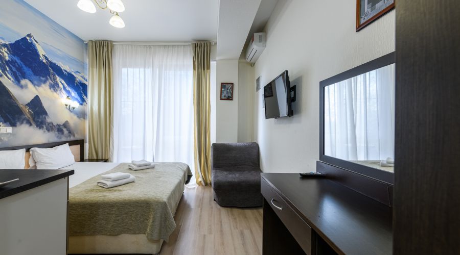 Студия Студия с балконом