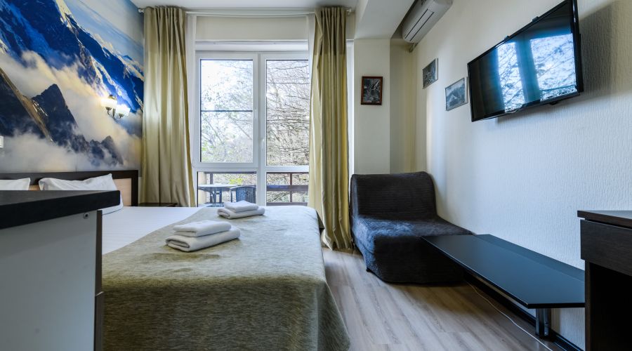 Студия Студия с балконом