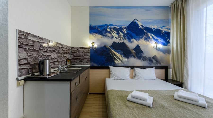 Студия Студия с балконом