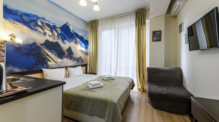 Студия Студия с балконом