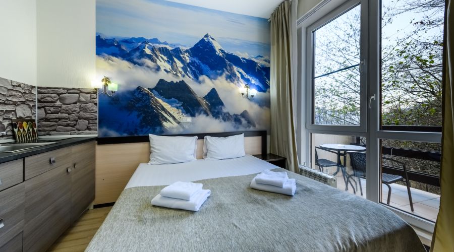 Студия Студия с балконом