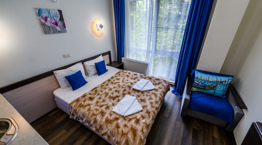 Студия 2-местнаяс ванной и видами на горы