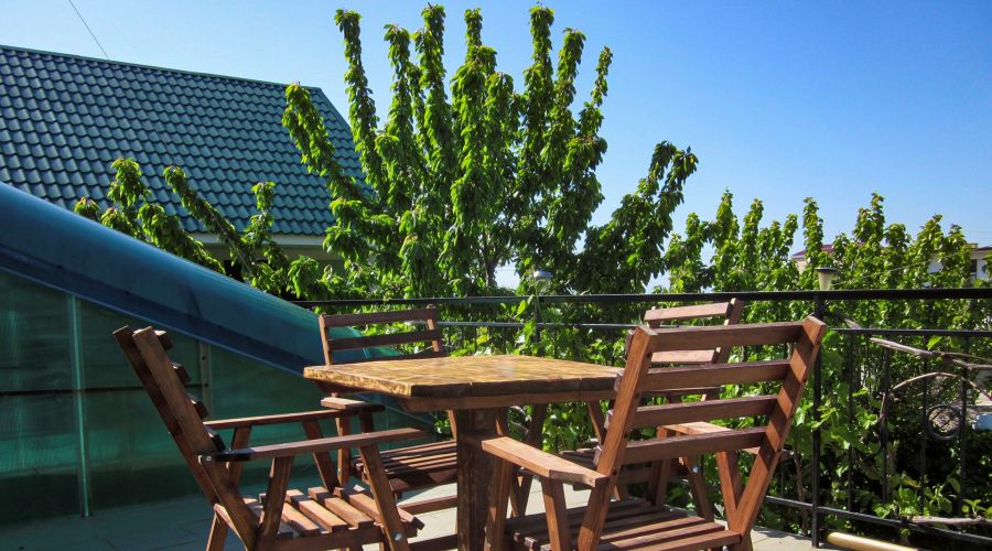 Студио 3-местный 1-комнатный с террасой