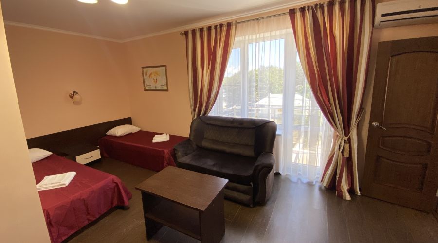 Люкс 4-местный 2-комнатный