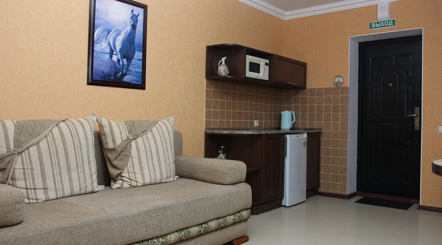 Люкс 4-местный 2-комнатный с балконом (номер 1)