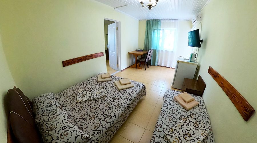 Семейный 4-местный 2-комнатный