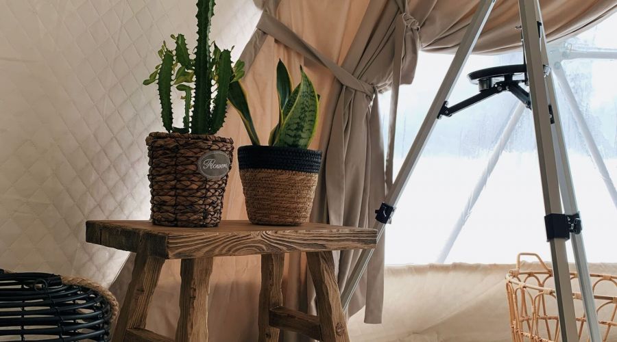 Купольный дом 2-местный люкс-шатер