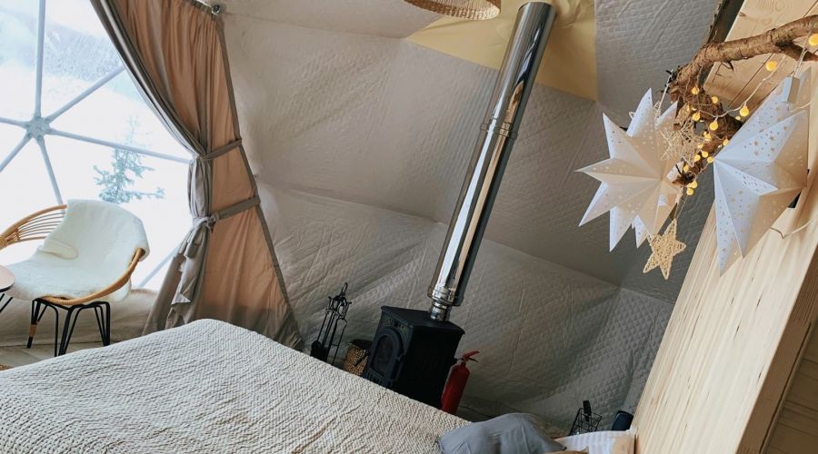 Купольный дом 2-местный люкс-шатер