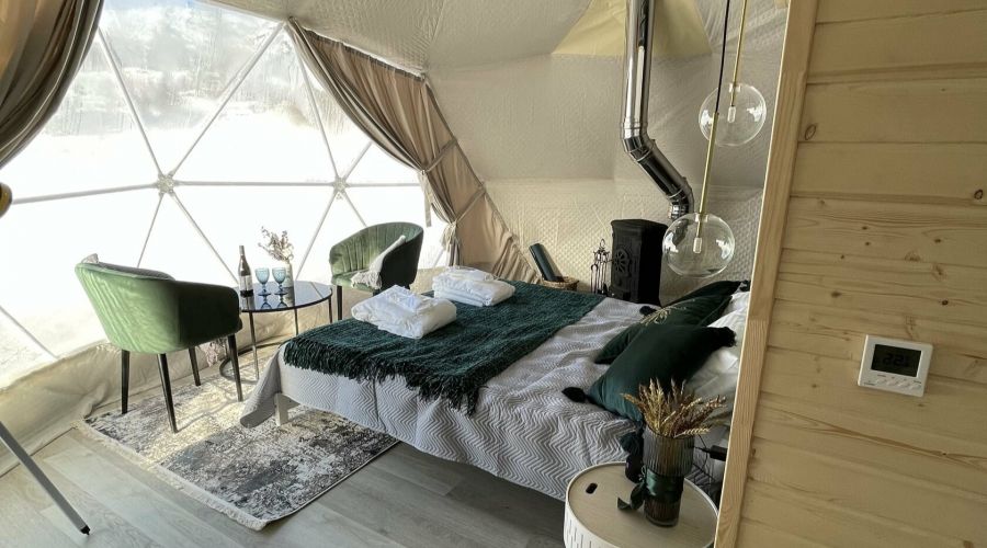 Купольный дом 2-местный люкс-шатер