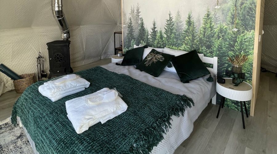 Купольный дом 2-местный люкс-шатер