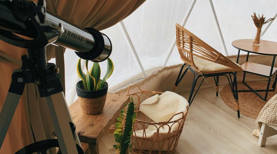 Купольный дом 2-местный люкс-шатер