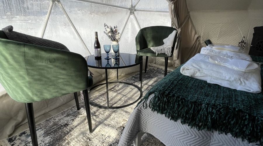 Купольный дом 2-местный люкс-шатер