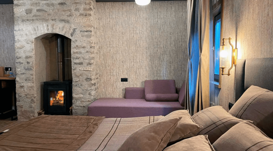 Делюкс Делюкс 3-местный с камином