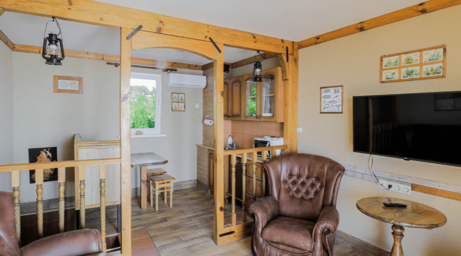 Люкс 4-местный 2-комнатный 2-уровневый с мини кухней Морской